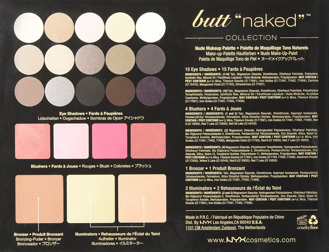 NYX Cosmetics Butt Naked Makeup Palette