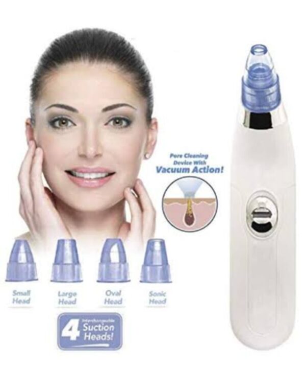 Derma Suction Blackheads Remover Device Skin Purifier (cell Operated)