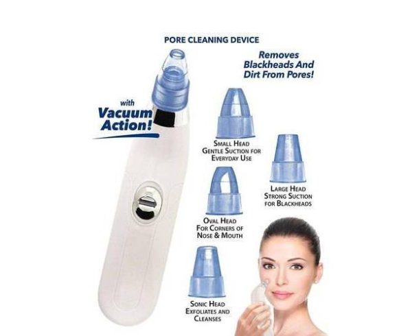 Derma Suction Blackheads Remover Device Skin Purifier (cell Operated)