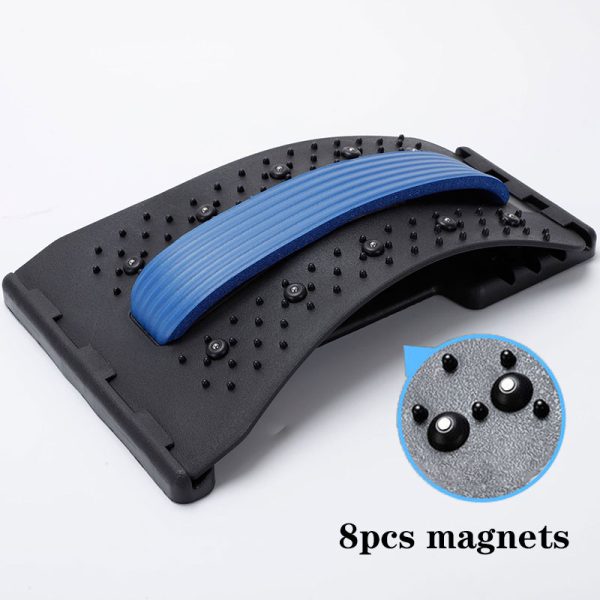 Magnetotherapy Multi-level Adjustable Back Massager Stretcher Waist Neck Fitness Lumbar Cervical Spine Support Pain Relief