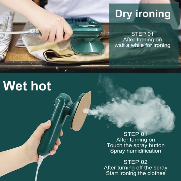 Mini Steam Iron, Compact & Convenient, Travel Iron, Easy To Carry.