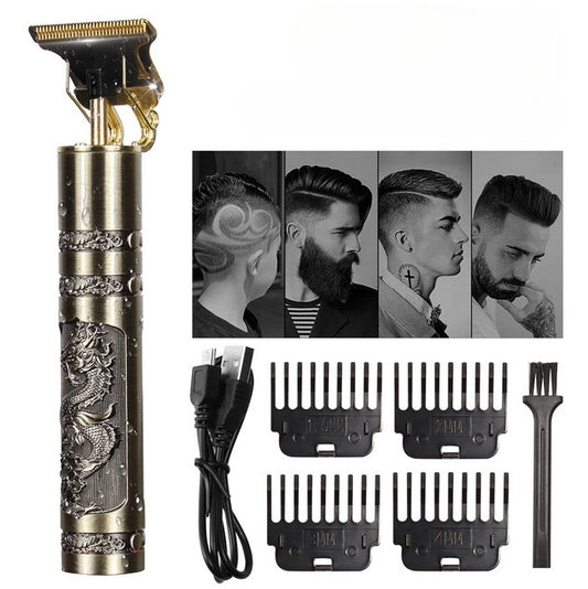 Professional T9 Trimmer Metal Shaver Mens Cordless Hair Beard Trimmer For Men Haircut Shaving Machine